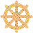 A dharmachakra.